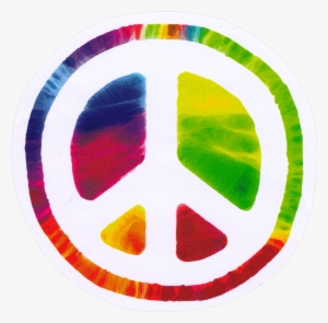Image Royalty Free Download Window Stickers Resource - Psychedelic Peace Sign Png #777636