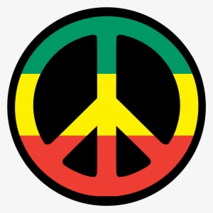 Peace Symbol Clipart Clear Background - Peace Reggae #777923