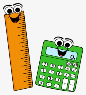 Mathematics Clipart Calculator - Calculator And Ruler Clipart #778288