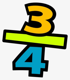 Pin 4th Grade Math Clipart - Fraction Clipart Png #778354