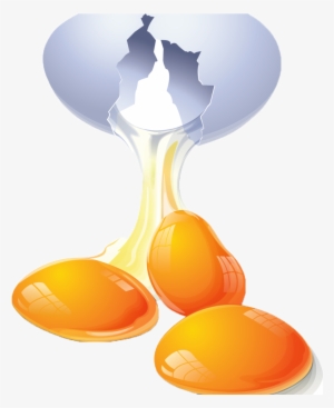 Fried Breaking Transprent Png - Yema De Huevo Dibujo #778458