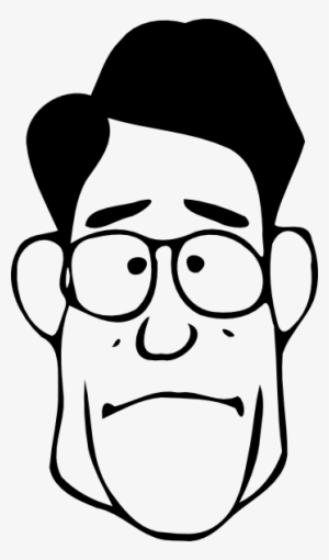 Dad Face Clipart Black And White #779400