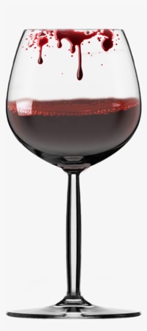"i Like Red Wine Because No One Can Really Be Sure - Wine Glass Of Blood #779619