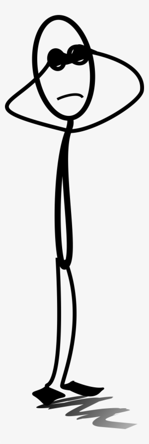 Big Image - Stick Figure Looking Up #779801