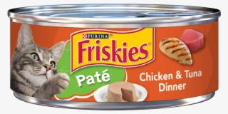 Friskies Pate Chicken Tuna Dinner Wet Cat Food - Friskies Wet Cat Food Pate #7700002
