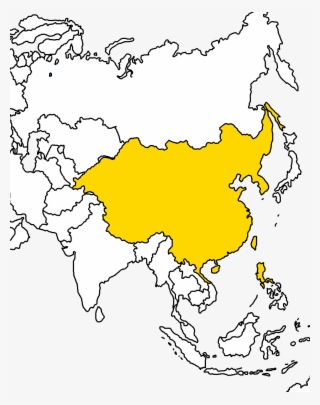 Shen Rei - Map With Labels Asia #7700225