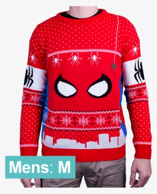 Spiderman Christmas Men's Jumper - Christmas Sweater Spider Man #7700657