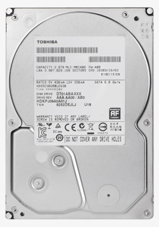 5 Hdd Dt01 - Toshiba Dt01aba200v #7700845