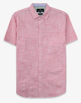 Crosshatch Weave Short Sleeve Shirt - Active Shirt #7701196