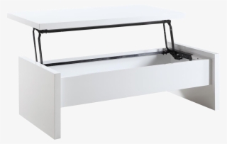 Glossy White Life Top Coffee Table - Coffee Table #7702047