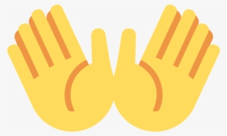 Open - Waving Hand Emoji Svg - Free Transparent PNG Download - PNGkey