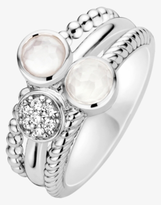 Ti Sento Aanschuifringen Wit #7704167