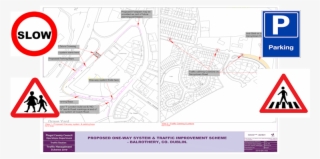 Proposed One-way - Traffic Sign #7704693