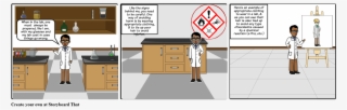 Lab Safety - Cartoon #7705369