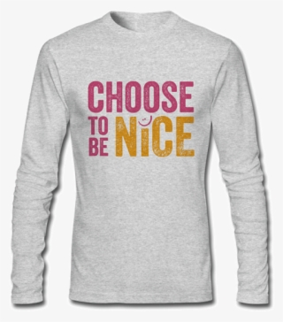 Long Sleeved Grey T Shirt - Long-sleeved T-shirt #7705503