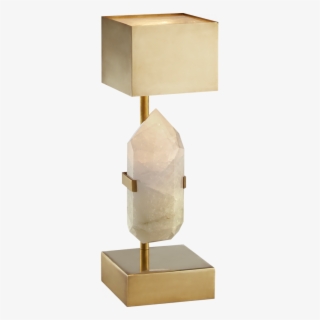 Halcyon Desk Lamp In Natural Quartz And Brass Wi - Kelly Wearstler Halcyon Desk Lamp #7705706