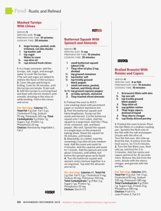 Diabetes Forecast - November/december 2015 - Page 86-87 - Document #7706388