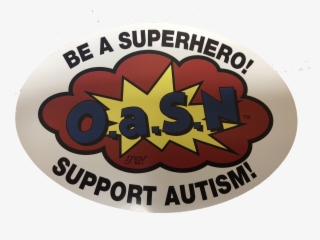 Be A Superhero Support Autism Magnets - Label #7706870