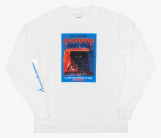 Ls Goosebumps Beneath The Sink Tee White - Sweatshirt #7707771