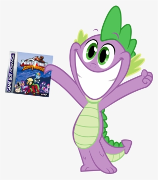 Box, Cute, Edit, Excited, Faic, Gameboy Advance, Power - Mlp Spike Smile #7707833