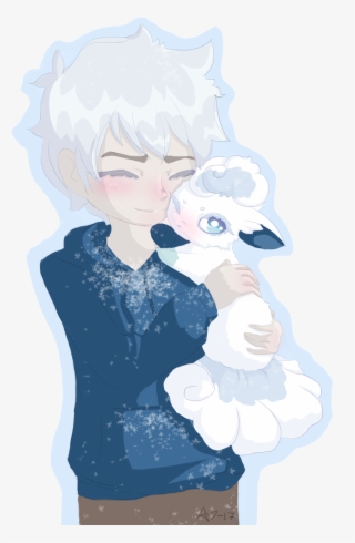 Jack Frost And Alola Vulpix By Amicyberspace - Alola Vulpix Versão Humana #7707950