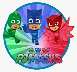 Met Catboy, Owlette En Gekko - Pj Masks Logo Clipart #7709237