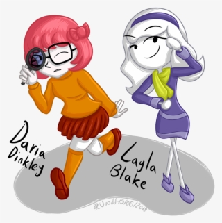 Uvodd My Main Girls Daria And Layla Cosplaying As Velma - Cartoon #7711583