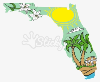 Florida State Decal - Cartoon #7711691 Florida State Decal - Cartoon #7711691