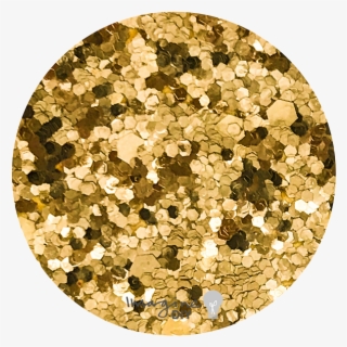 Gold Sequin Glitter Paper - Circle #7712205