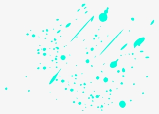 Splatter Clipart Vector - Blue Paint Splatter Png #7712910