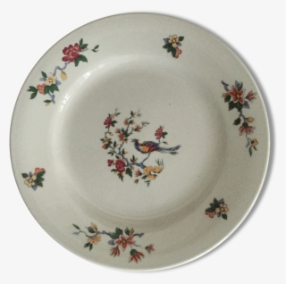 Bird Of Paradise Porcelain Dessert Plate - Plate #7713235