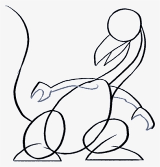 Drawn Wings Dragon - Dragon Drawing Cartoon #7713883