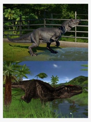 Imageallosaurus With Coastal Skin Reminds Me Of An - Jurassic Park Operation Genesis Carcharodontosaurus #7715440