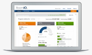 Roomiq Dashboard Laptop - Corporate Travel Dashboard #7716019