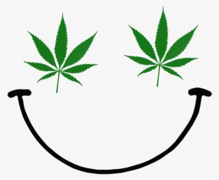 Juntees Weed Smiley Emoticon Funny - Pot Leaf #7717106