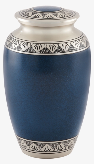 Athens Pewter Blue Urn #7717216