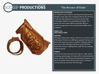 [oc] [art] The Bracers Of Guileocart - Leather #7718168