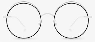 Front View Of Slayer Round Glasses Made From Silver - Circle #7719245 Front View Of Slayer Round Glasses Made From Silver - Circle #7719245