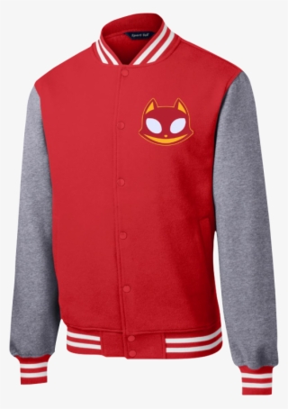 Letterman Jacket - Sport-tek Fleece Letterman Jacket St270 Mens #7719767