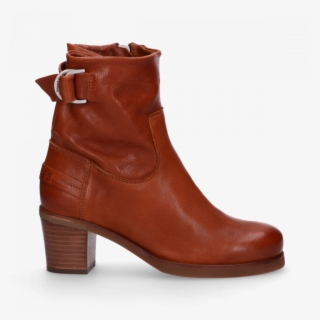 Ankle Boot 5,7 Cm Nappa Leather Cognac - Motorcycle Boot #7720714
