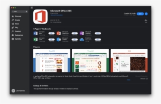 Microsoft Office Debuts On The Mac App Store - Office 365 Mac App Store #7721309