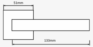 Kansas Black Nickel Door Handles On Square Rose S24sbn - Slope #7721437