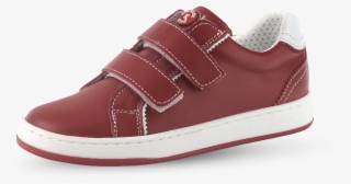 Kids' Sports Shoes In Red Nappa Снимка - Suede #7721631