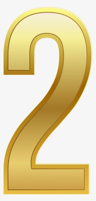 Free Png Download Number Two Gold Classic Clipart Png - Number #7722149