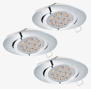 Tedo Set 3xeinbauspot Gu10-led 5w 3000k Chrom - Light Fixture #7723773