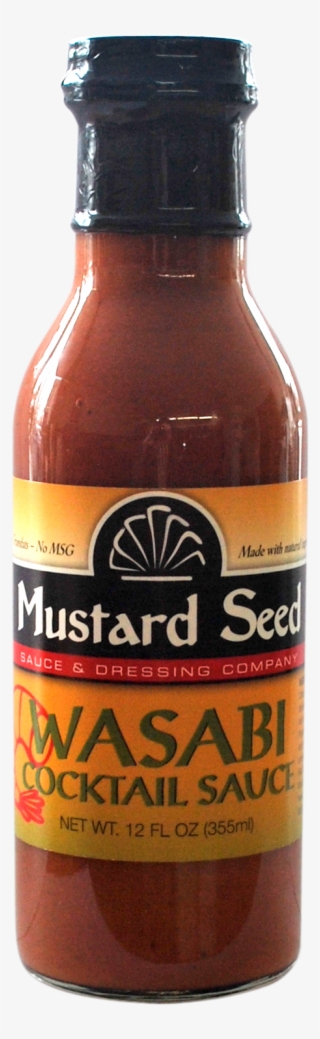 Mustard Seed Wasabi Sauce - Glass Bottle #7723924