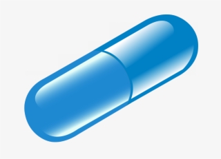 Blue/blue Colored Gelatin Capsules - Capsule #7725334