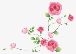 Flower Photoshop Clipart - Arabesco Floral Colorido #7725662