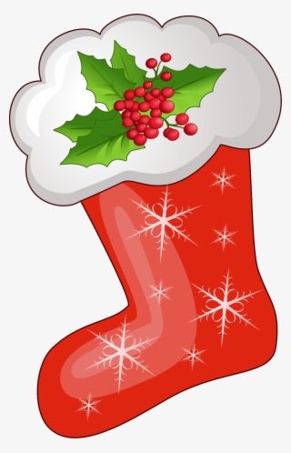 Christmas Stocking * - Merry Christmas Stocking Clip Art #7725744