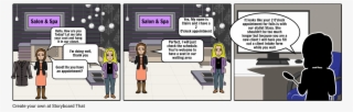Greeting A Client - Cartoon #7725892